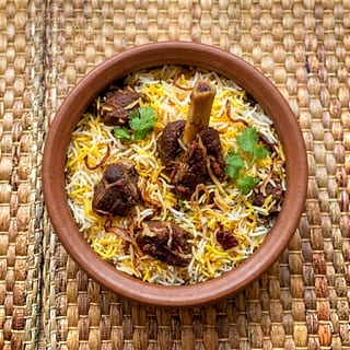Hyderabadi Goat Dum Biryani