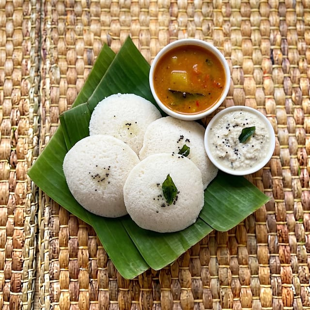 Idli & Medu Vada.