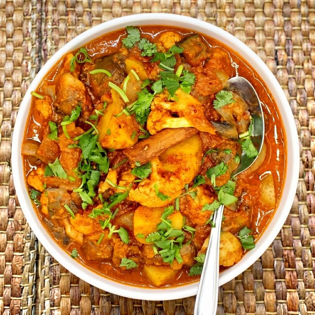 Veg Vindaloo.