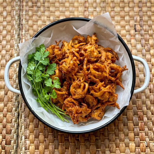 Onion Pakora.