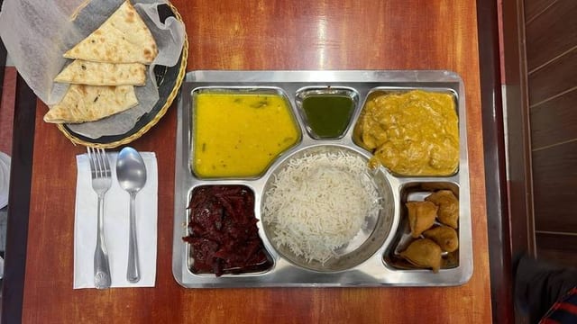 Chicken Thali.