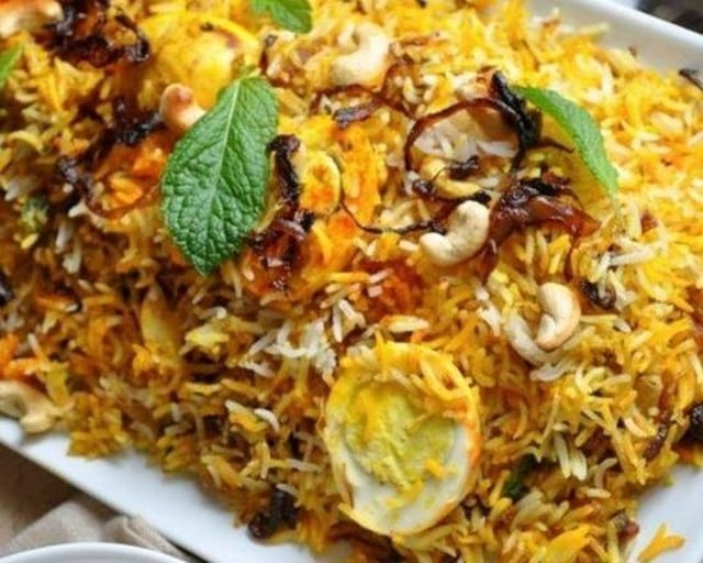 Egg Biryani.